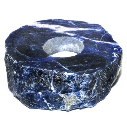 Sodalite Tealight Candle Holder ~129x120x39mm
