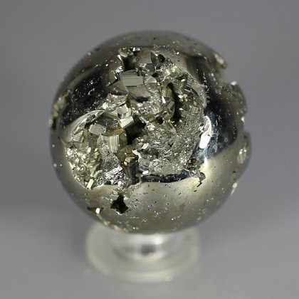 SPARKLING Iron Pyrite Sphere  ~44mm