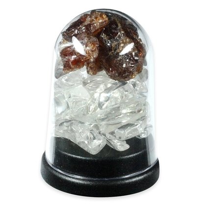 Spessartine Garnet & Quartz Energy Dome