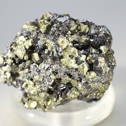 Sphalerite with Chalcopyrite Healing Crystal ~40mm