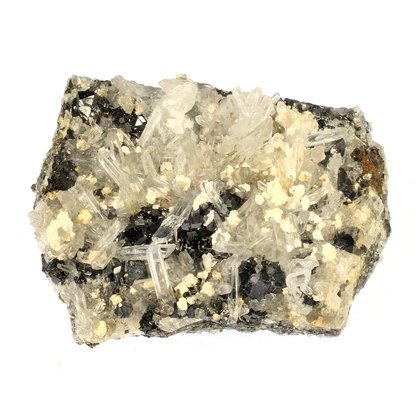 Sphalerite with Quartz Healing Crystal ~55mm