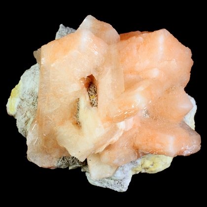 stilbite crystal cluster 8cm