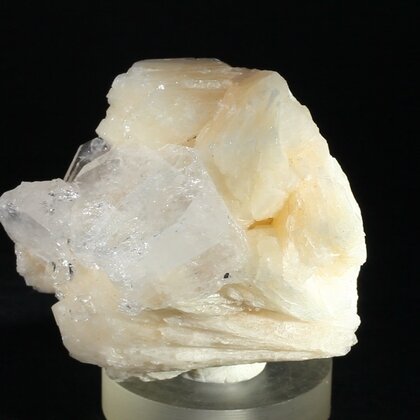 Stilbite with Apophyllite Cluster   ~50mm