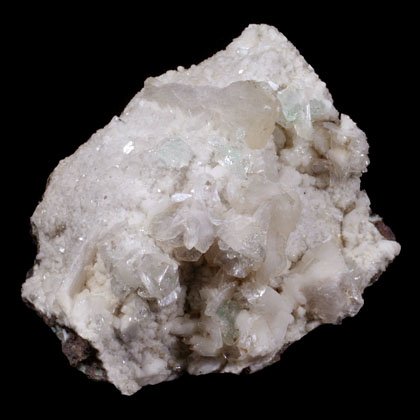 Stilbite with Apophyllite Cluster   ~7cm