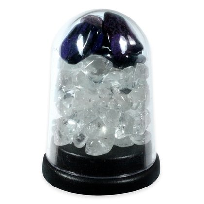 Sugilite & Quartz Energy Dome