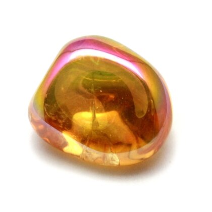 Sunset Aura Quartz Tumble Stone