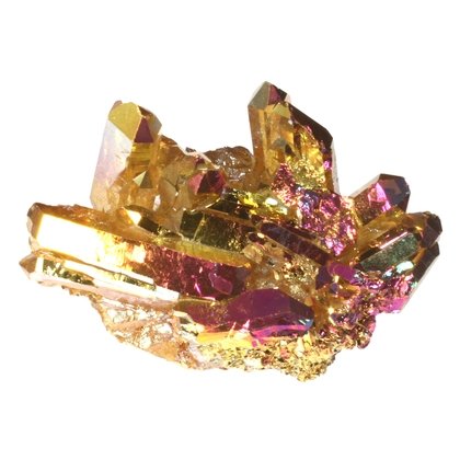 Sunset Ultra Aura Quartz Healing Crystal ~53mm