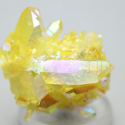 Sunshine Aura Quartz Healing Crystal ~47mm