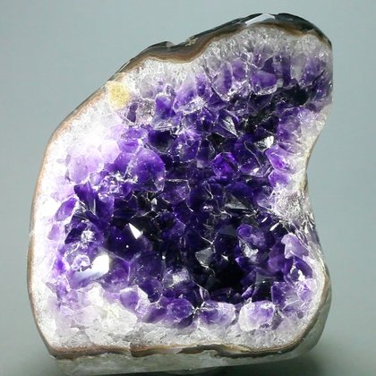 Super Grade Amethyst Part Polished Cluster (Uruguyan) ~103x87mm