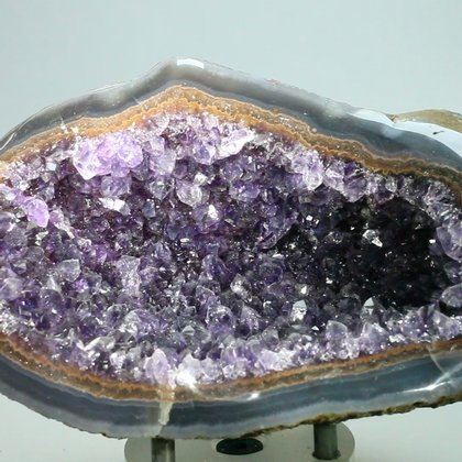 Super Grade Amethyst Part Polished Cluster (Uruguyan) ~125x76mm