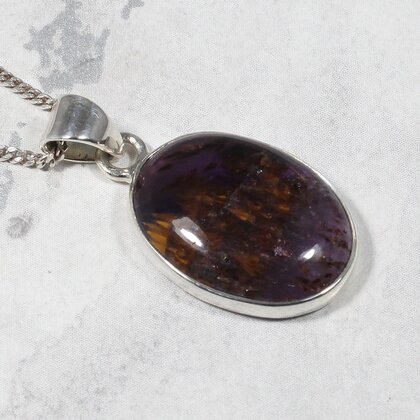 Super Seven 925 Silver Pendant ~26mm