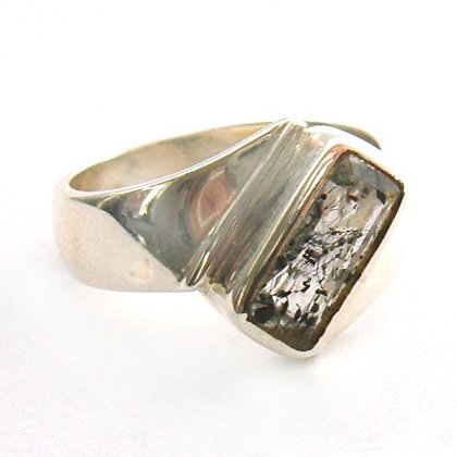 Super Seven Ring In Silver - Rectangle size UK - O. USA - 7.5