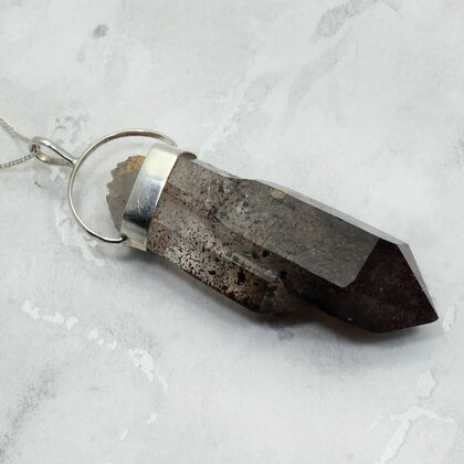 Super Six 925 Silver Point Pendant ~58mm