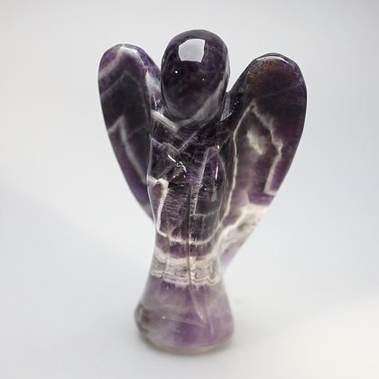 Superior Extra Large Chevron Amethyst Angel ~9cm