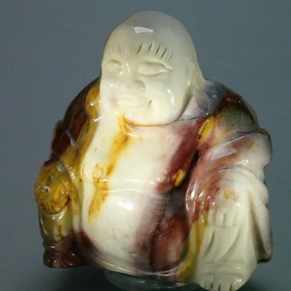 Superior Mookaite Sitting Buddha Statue ~52mm