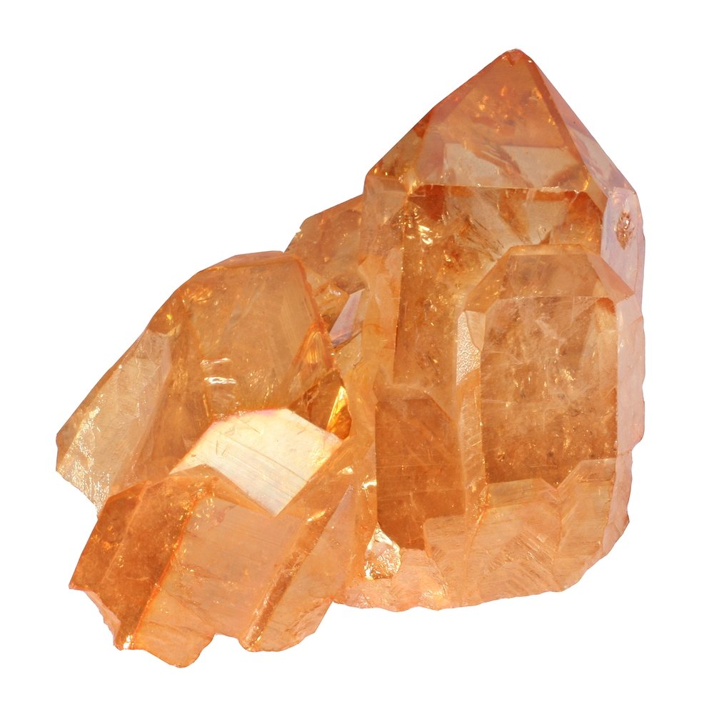 Tangerine Aura Quartz