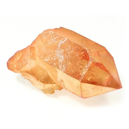 Tangerine aura quartz