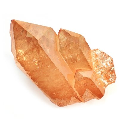 Tangerine Aura Quartz Healing Crystal ~48mm