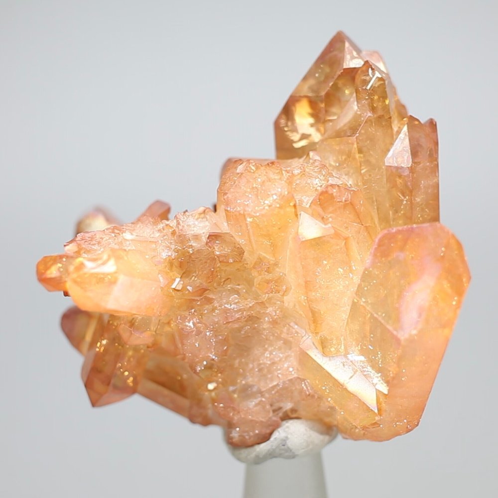 Tangerine Aura Quartz
