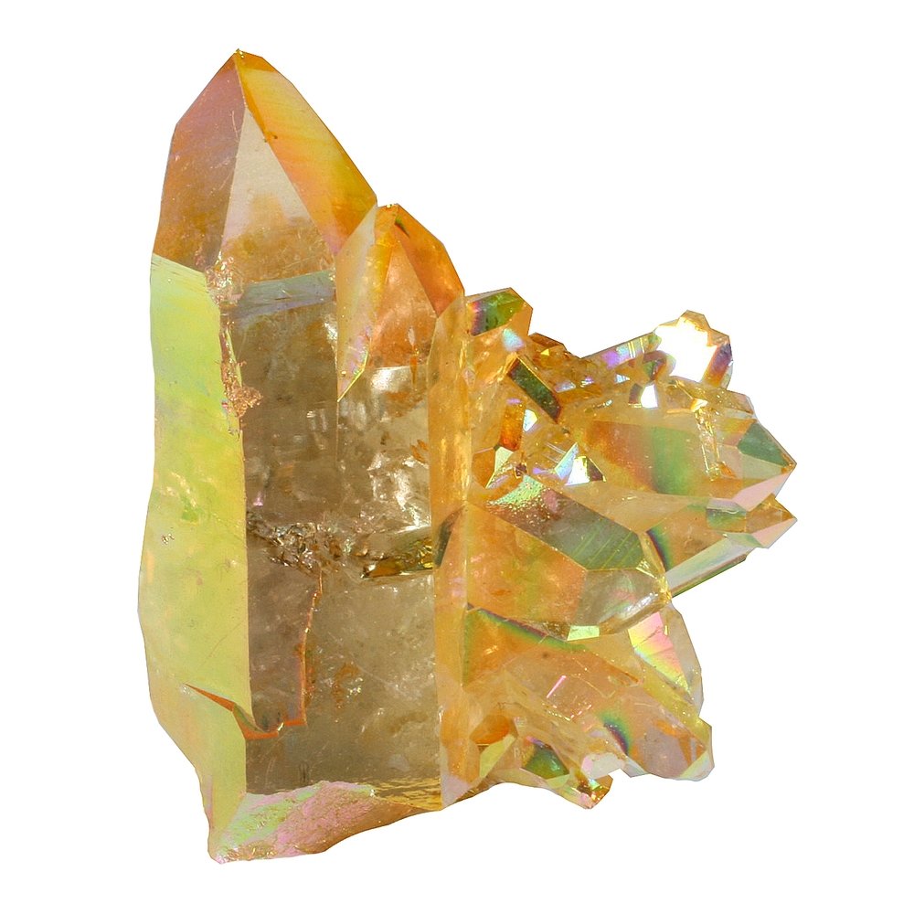 Tangerine Aura Quartz