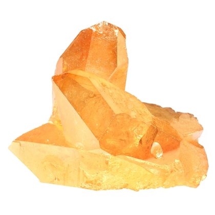 Tangerine Aura Quartz Healing Crystal ~55mm