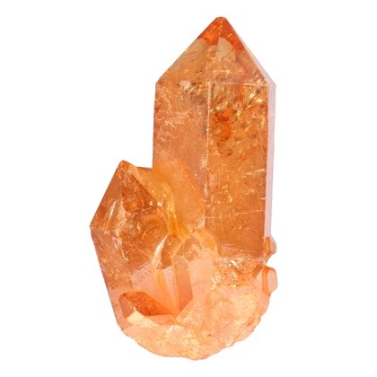 Tangerine Aura Quartz Healing Crystal ~60mm