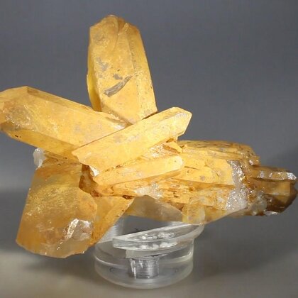 Tangerine Quartz Cluster ~82mm