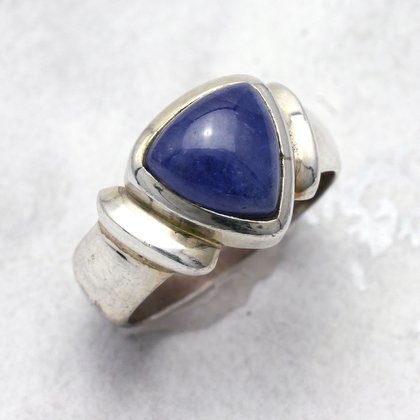 Tanzanite & Silver Ring ~ 7 US Ring Size , O UK Ring Size