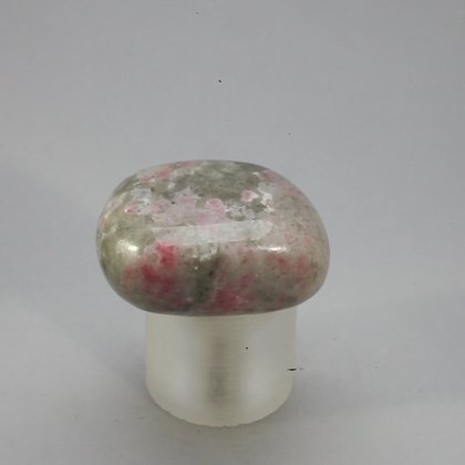 Thulite in Feldspar Tumblestone ~27mm