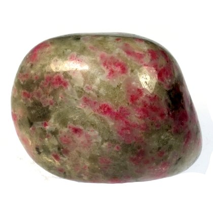 Thulite in Feldspar Tumblestone ~35mm