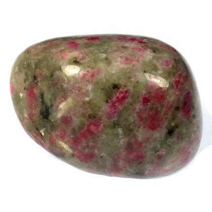Thulite in Feldspar Tumblestone ~36mm