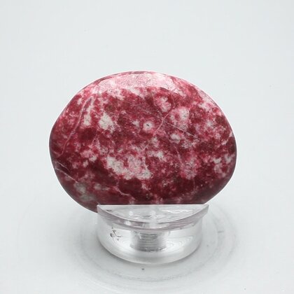 Thulite Polished Flat Stone ~43mm