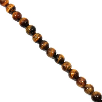 Tiger Eye Crystal Beads - 10mm Round Bead