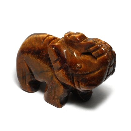 Tiger Eye Crystal Elephant