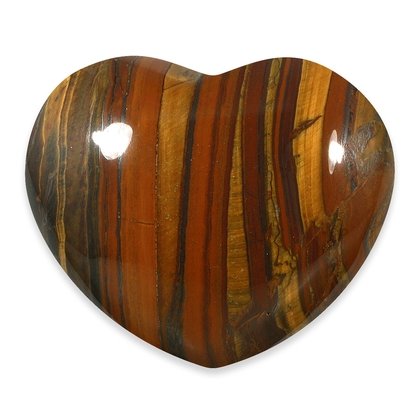 Tiger Eye Crystal Heart  ~40mm