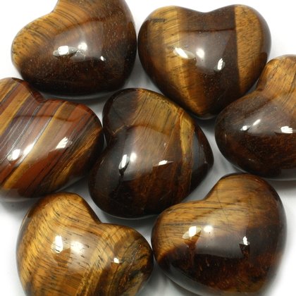 Tiger Eye Crystal Heart ~45mm