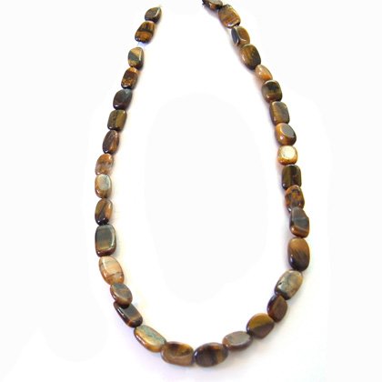 Tiger Eye Crystal Necklace with clasp - 18 Inches