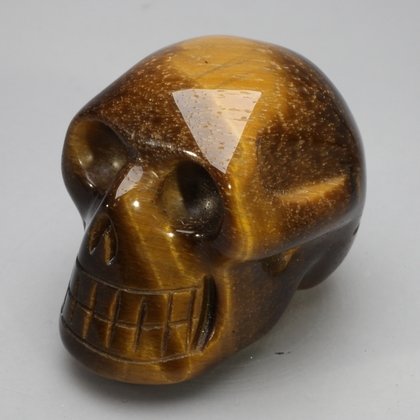 Tiger Eye Crystal Skull ~5.2 x 3.3cm