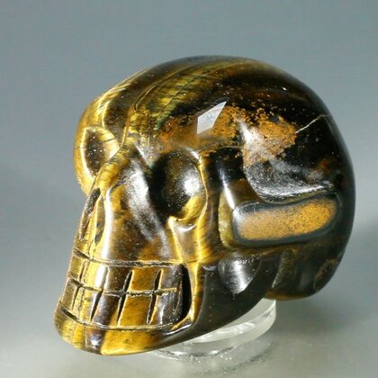Tiger Eye Crystal Skull ~5.2 x 3.5cm
