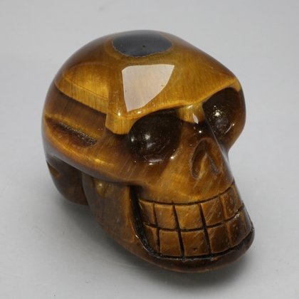 Tiger Eye Crystal Skull ~5.2 x 3.6cm