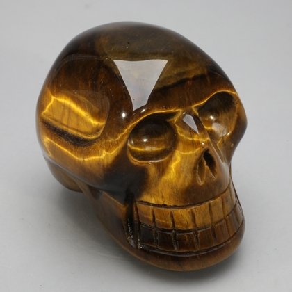 Tiger Eye Crystal Skull ~5.3 x 3.6cm