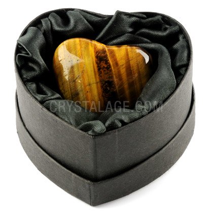 Tiger Eye Crystal Heart Gift Box