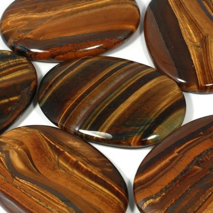 Tiger Eye Palm Stone ~70x50mm