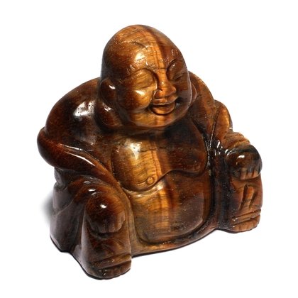 Tiger Eye Sitting Buddha Statue