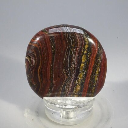 Tiger Iron Polished Flat Tumblestone ~40mm