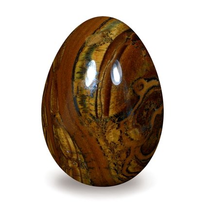 Tiger Jasper Crystal Egg ~48mm
