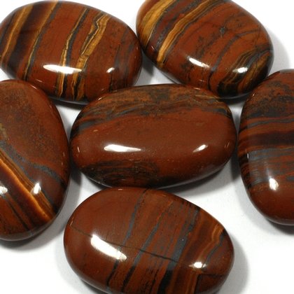 Tiger Jasper Massage Stone ~47mm