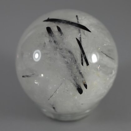 Tourmalinated Quartz Crystal Sphere ~44mm