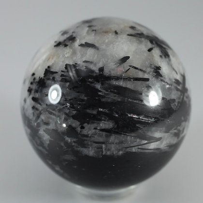 Tourmalinated Quartz Crystal Sphere ~5.6cm