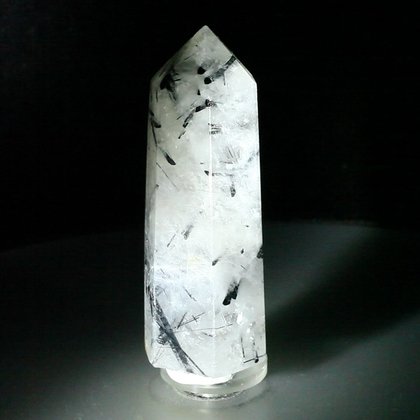 Tourmalinated Quartz Polished Point ~95mm